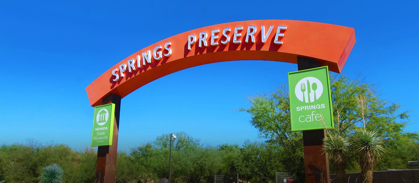 Springs Preserve entrance