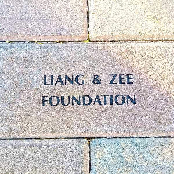 Commemorative memorial paver at the Las Vegas Springs Preserve