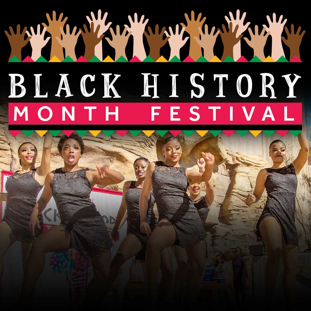 Black History Month Festival event logo and artwork