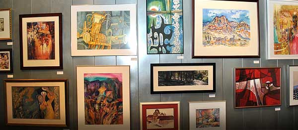 Watercolors on display at the Springs Preserve